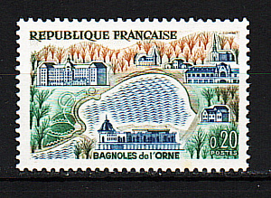 Франция, 1961, Туризм, Санаторий, 1 марка